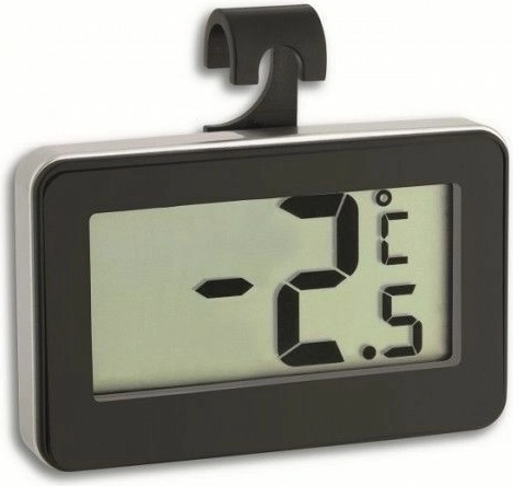 Digitalt køleskabstermometer TFA, sort