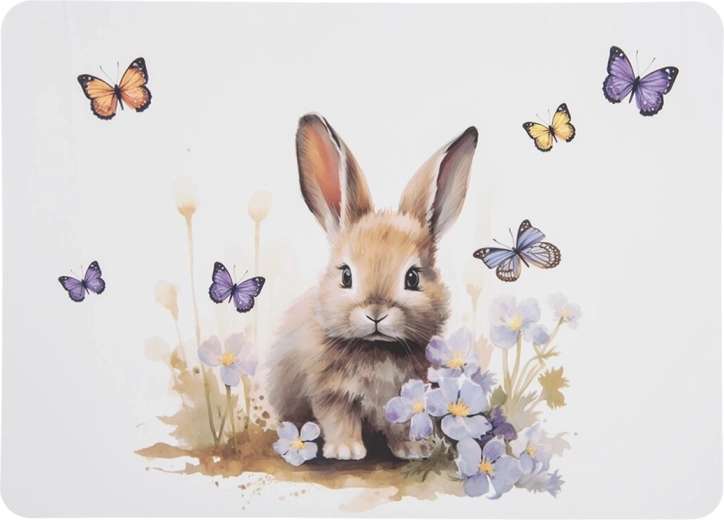 Dækkeserviet UH forår – hare 35 × 25 cm