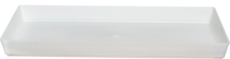 Underbakke til altankasse 60 cm brun plast