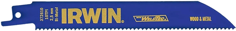 Bajonetsavklinger til metal og træ 150 mm 10 TPI IRWIN (5 stk.)
