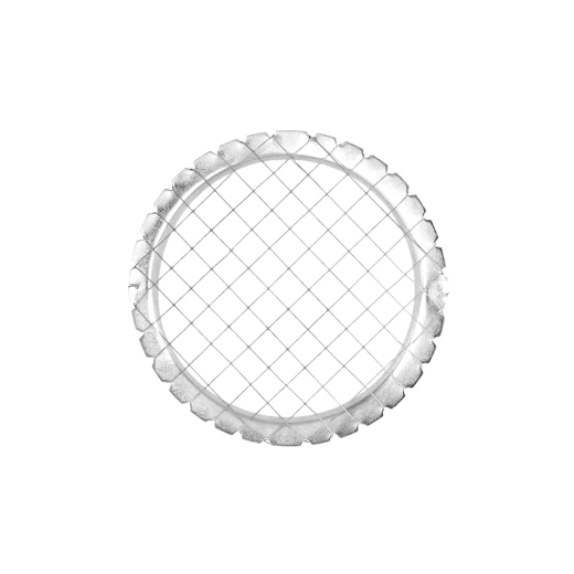 Salatskærer med store huller i rustfrit stål 9,5 cm