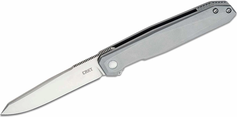 CRKT Facet sølv lommekniv 8,6 cm, fuldmetal
