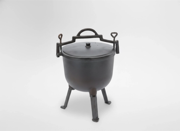 jernjægergryde 11 l med låg og ben