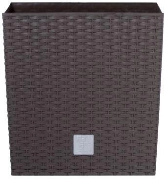 Plantekasse Rato Square 32,5 × 32,5 × 61 cm, mørkebrun