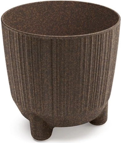 Blomsterpotte Ryfo N Eco Wood kaffe 12,6 cm