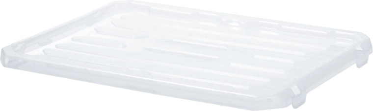 Plastlåg til opbevaringsboks Cargobox 300 × 200 × 20 mm, transparent