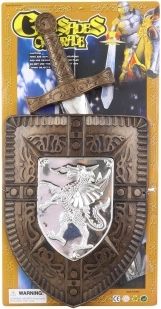 Børneriddersæt sværd og skjold