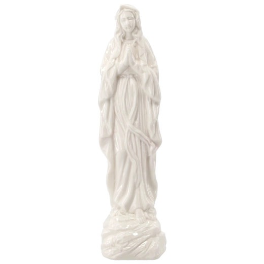 Porcelænsfigur af Jomfru Maria med LED-belysning 28,8 cm