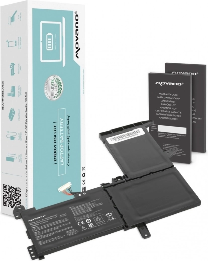 Movano-batteri B31N1637 til Asus VivoBook S15 S510/F510 3600 mAh (41 Wh)