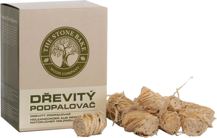 Træbaseret optænding 3,6 cm, 50 stk.