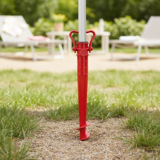 Skruefod til parasol 38 cm, assorterede farver