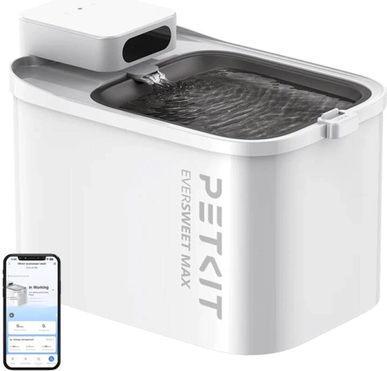 Eversweet Max Petkit smart vandautomat/fontæne til kæledyr