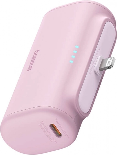 Baseus kompakt powerbank 5000 mAh 20 W pink
