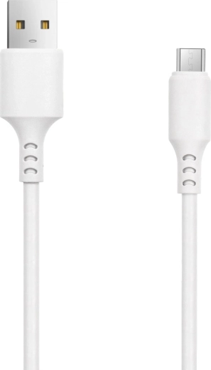 Setty USB–microUSB-kabel 1 m 3 A hvid
