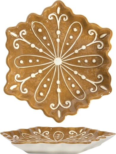 Jule tallerken firkantet 22,5 × 22,5 cm