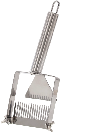 Rustfri afdækningsgaffel til honning 25 × 8 cm