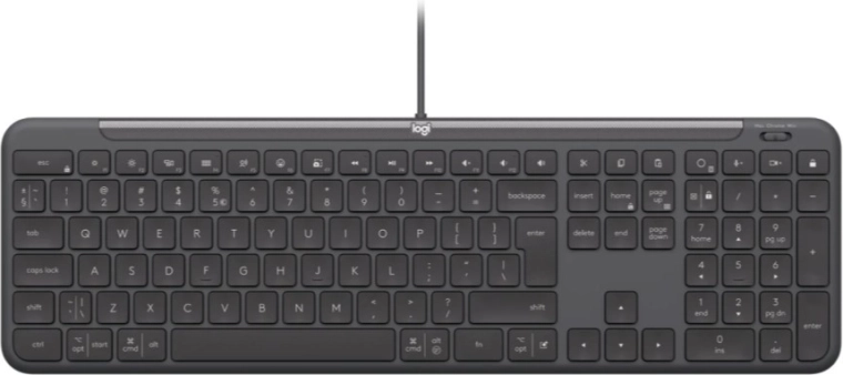 Logitech Signature Slim Wired K620 for Business kablet tastatur (US, grafit)