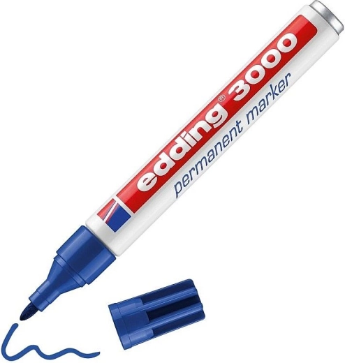 Permanent marker Edding 3000 blå