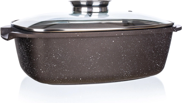 Bradepande med aroma-knop PREMIUM Dark Brown 39,5 × 22 × 11 cm