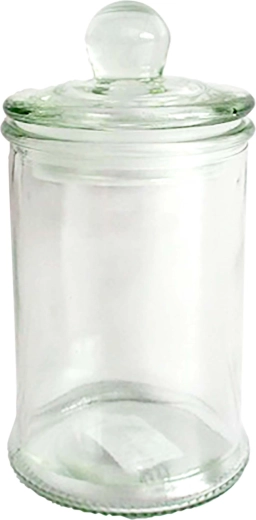 Glaskrukke med låg 150 ml