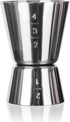 Barjigger i rustfrit stål 20/40 ml AKCENT