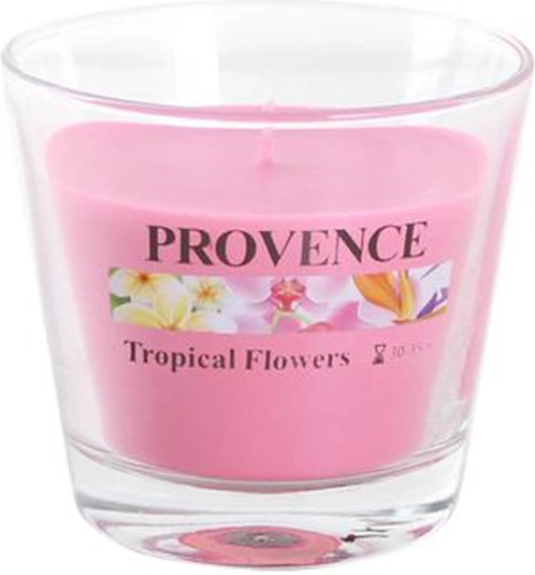 Duftlys i glas Provence tropiske blomster 35 t