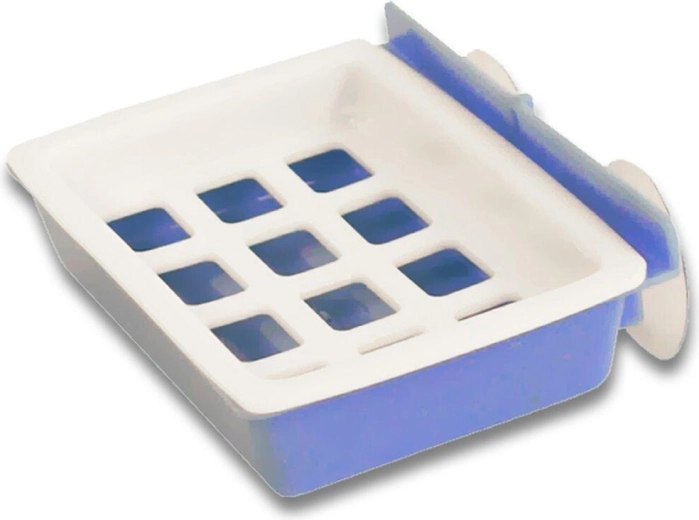 Sæbeskål med sugekopper 12,5 × 8,5 cm – mix af farver