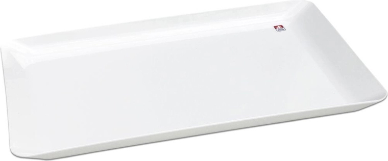 Plastbakke til servering 38 × 24 cm – mix af farver