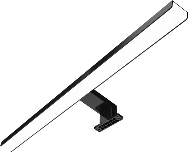 Solight LED-badeværelsesbelysning over spejl 3-i-1, 60 cm, 12 W, 4000 K, sort