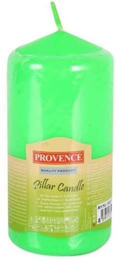 Paraffinlys cylinder grøn 65 × 125 mm