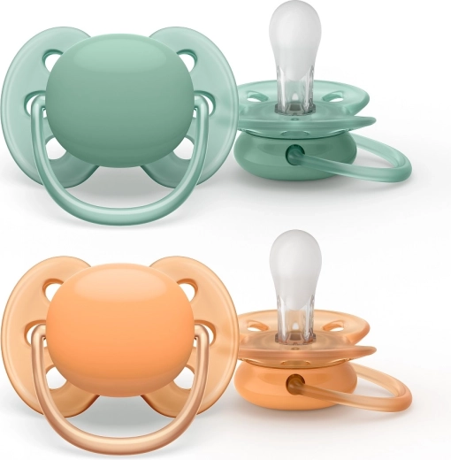 Philips Avent sut UltraSoft Premium 0–6 måneder, neutral, 2 stk.