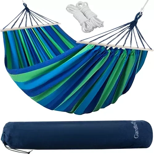 Havetohammock til to personer XXL Gardlov 260 × 160 cm