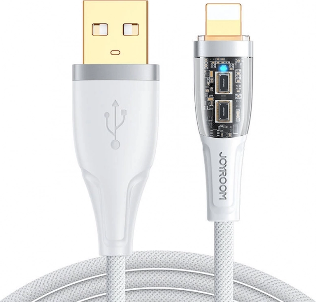 Opladnings- og datakabel USB‑A til Lightning 2,4 A 1,2 m JOYROOM