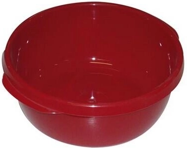 Plastskål med håndtag 16 cm, blandede farver