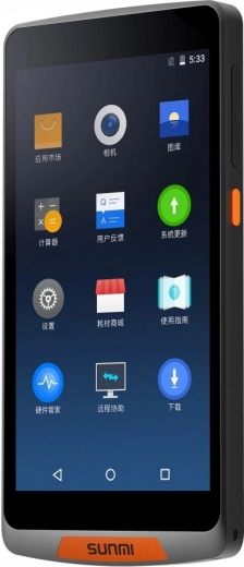Mobil terminal SUNMI M2 med operativsystemet Android 7.1