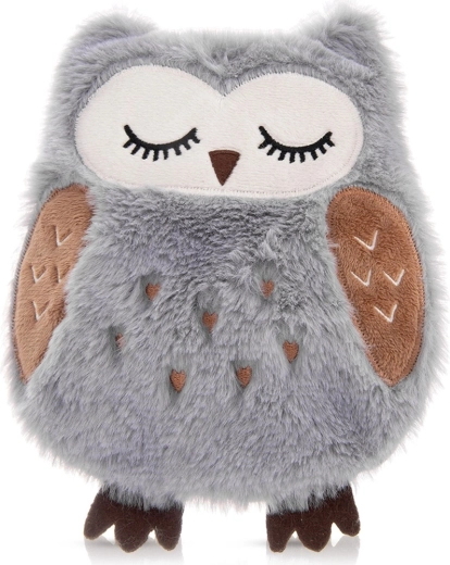 Varmepude med hvede og lavendel i plyssov 21 × 17 cm