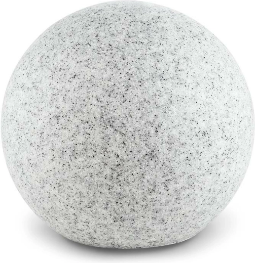 Lightcraft Shinestone XL udendørs kuglelampe 50 cm, granitlook
