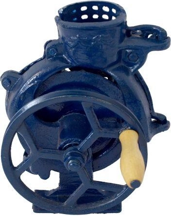 Bordskraller til majs i støbejern – blå