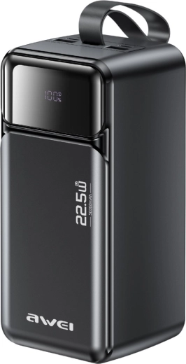 Awei powerbank 50000 mAh 22,5 W PD (PA-106) med 3× USB-C