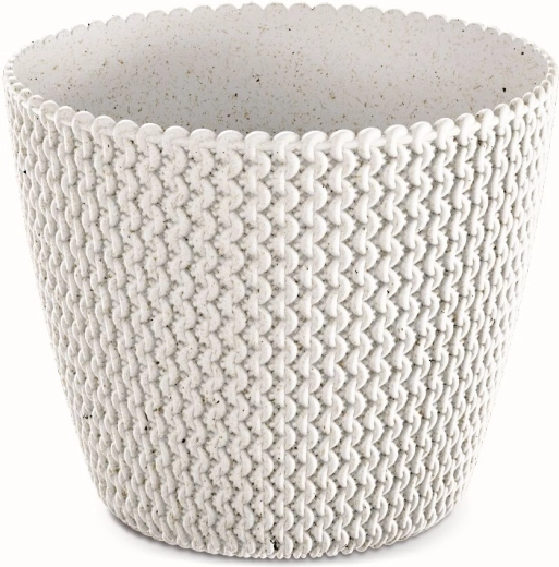 Plantekrukke Splofy Eco Wood 26 cm – hvid