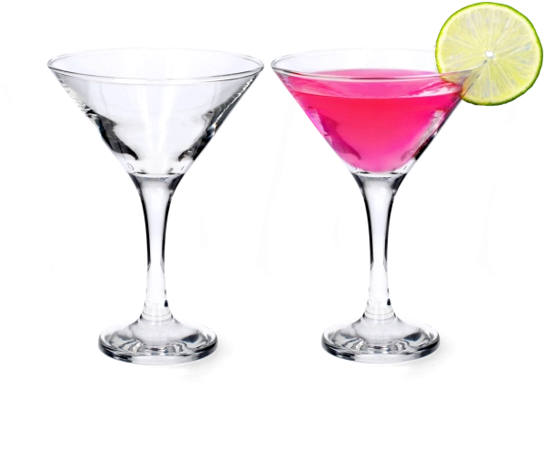 Sæt med martiniglas LAV Misket 175 ml – 6 stk.