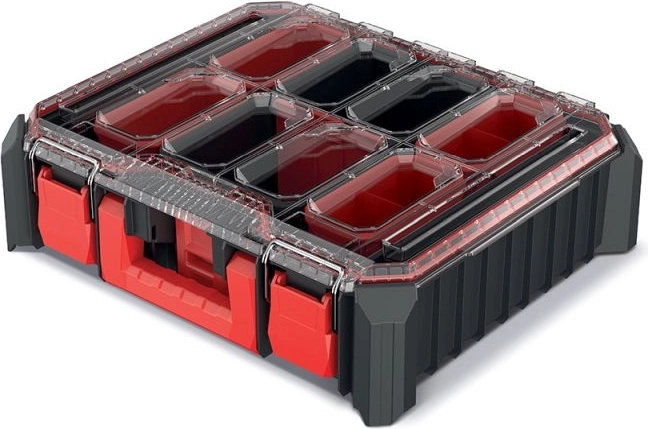 Organisator CMX med aftagelige bokse 44,5 × 36,8 × 12,6 cm, sort