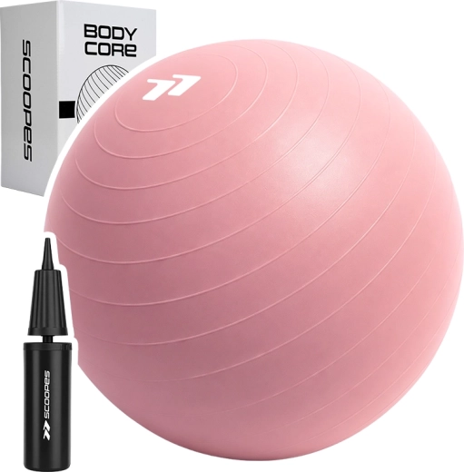 Gymnastikbold BodyCore 65 cm pink - 1 stk.