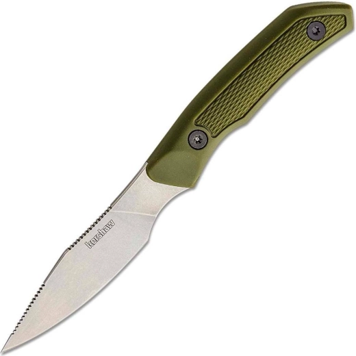 Kershaw Deschutes Caper jagtkniv 8,4 cm med stonewash-klinge og skede