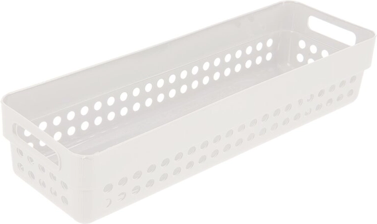 Terra kurv – hvid plast organizer