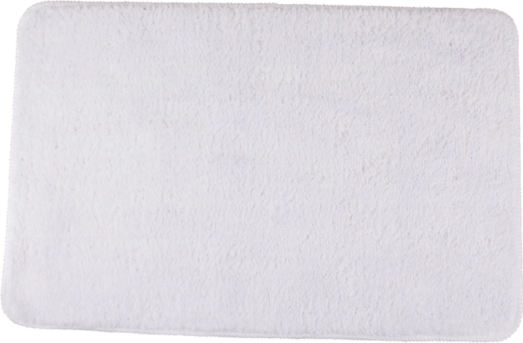 Hvid bademåtte 45 × 70 cm