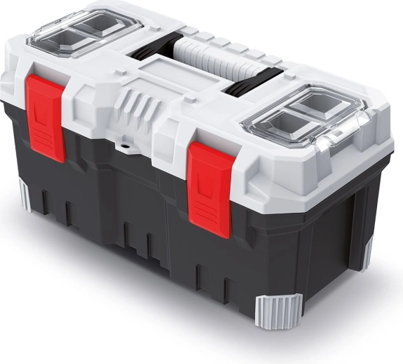 Plastværktøjskasse TITAN PLUS 49,6 × 25,8 × 24 cm, grå