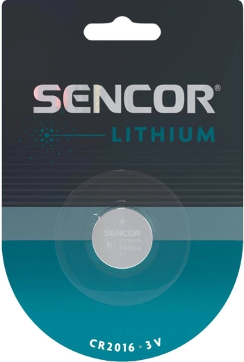 Sencor CR2016 litium-knapcellebatteri 3 V