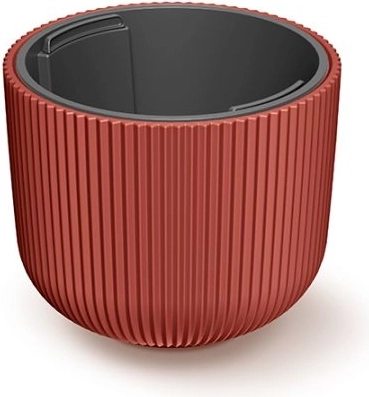 Blomsterpotte med indsats Milly 24 cm – kobberfarvet, frostbestandig og UV-resistent