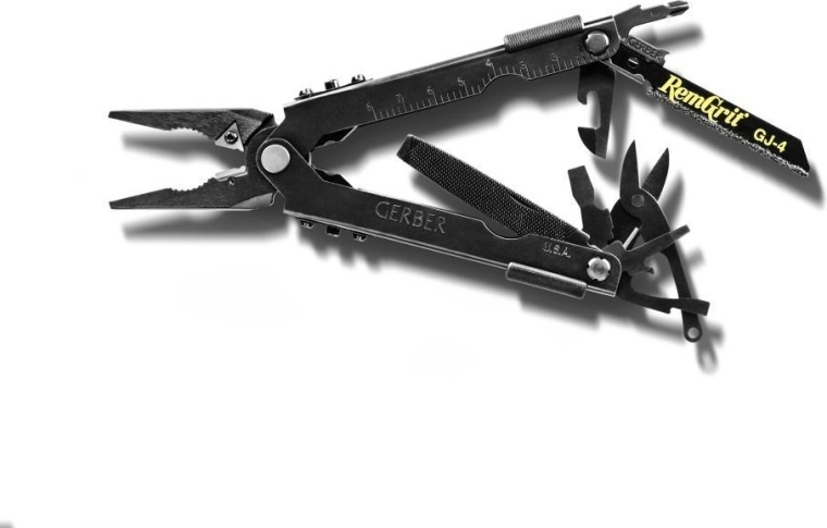 Gerber MP600 Bladeless multiværktang uden klinge, 12 funktioner, stål, sort, etui